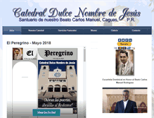 Tablet Screenshot of catedraldecaguas.org